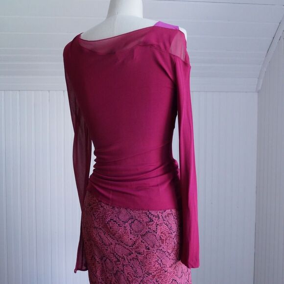 90s Etro Slinky Colorblock‎ Top - Picture 4 of 8